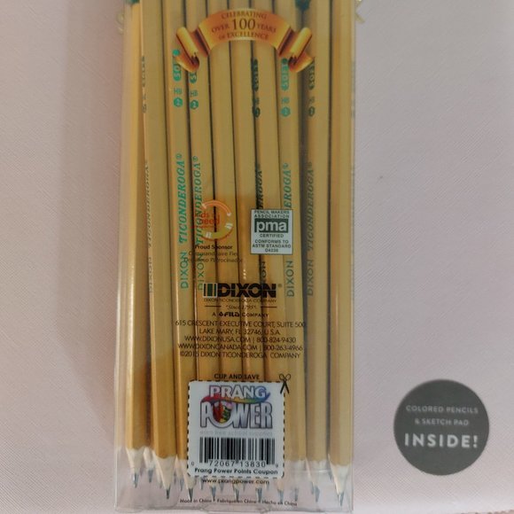 Ticonderoga Pencils Premium Wood #2 HB The World's Best Pencils Latex Free Erase - Picture 2 of 2